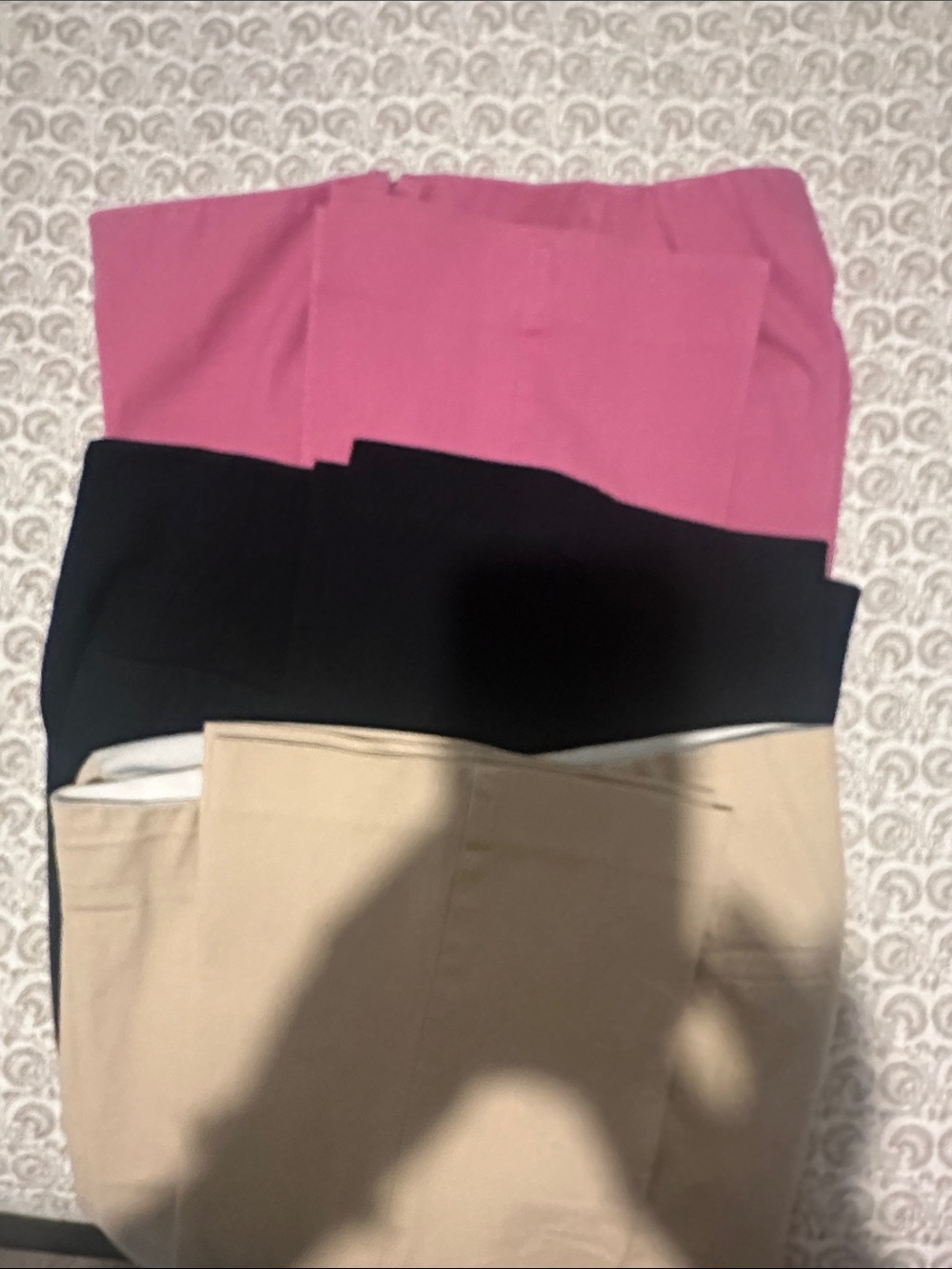 a new day BUNDLE Pull-On Bottoms Pack - Pink, Black & Tan